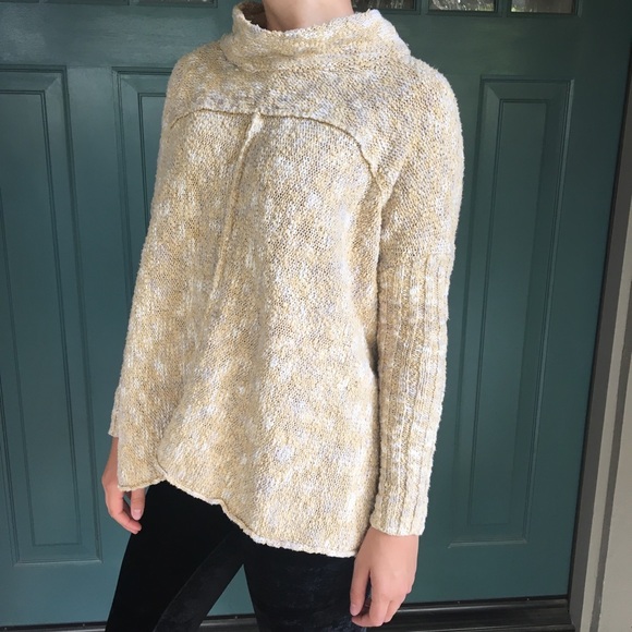 Free People Sweaters - Free People Chunky Knit Sweater with Mock Neck